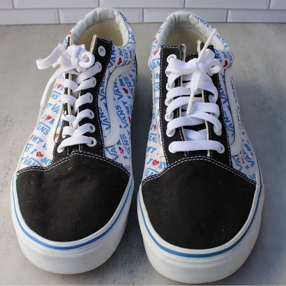 VANS Old Skool Unisex I Heart My Vans Sneakers Men’s Size 11.5 Women’s Size 10 - Picture 2 of 6